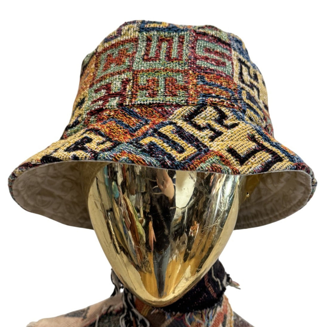 'Secret Writing' Woven Bucket Hat