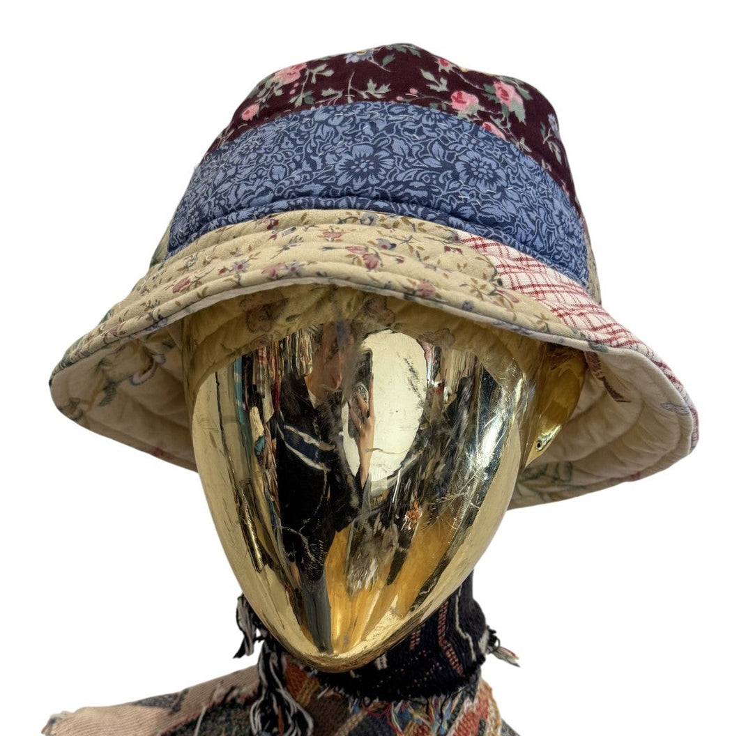'Plaid' Quilted Bucket Hat