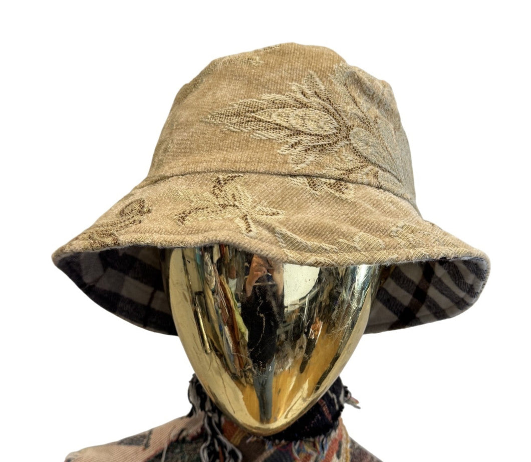 'Golden Leaves' Reversible Bucket Hat