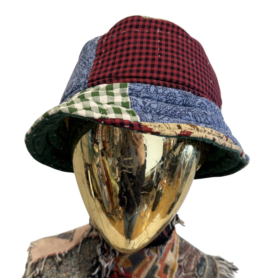 'Flannel' Quilted Bucket Hat