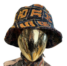 Load image into Gallery viewer, &#39;Secret Writing 5&#39; Woven Bucket Hat
