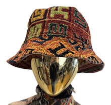 Load image into Gallery viewer, &#39;Secret Writing 3&#39; Woven Bucket Hat
