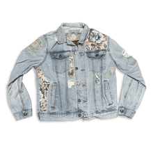 Load image into Gallery viewer, &quot;Floral Delight&quot; Denim Jacket
