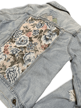 Load image into Gallery viewer, &quot;Floral Delight&quot; Denim Jacket
