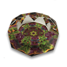 Load image into Gallery viewer, “Dimensional” Mandala Collectible Tray (3.75&quot; x 3.75&quot;)
