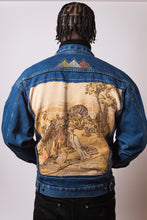 Load image into Gallery viewer, “Hookah Seshin” Denim Jacket

