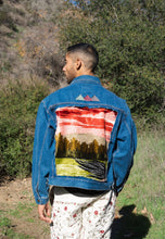 Load image into Gallery viewer, “Blood Moon” Denim Jacket
